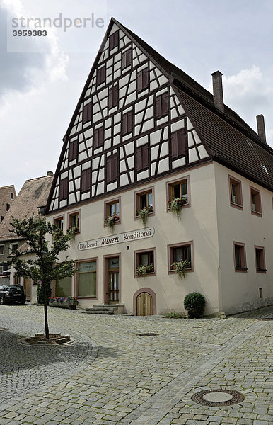 Ehemaliges Hopfenhaus in Spalt  Franken  Bayern  Deutschland  Europa