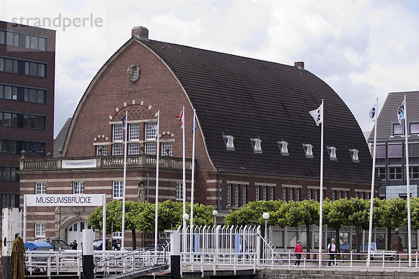 Das Schifffahrtsmuseum Kiel an der Kieler Förde  Schleswig-Holstein  Norddeutschland  Deutschland  Europa