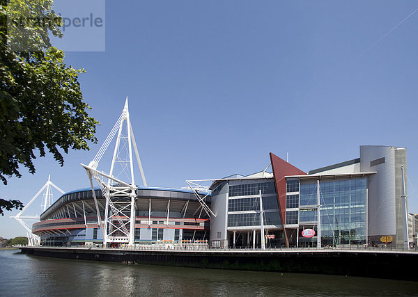 Millennium Stadium Sportstadion  Cardiff  Wales  Vereinigtes Königreich  Europa
