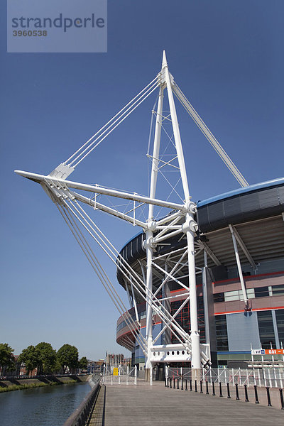 Millennium Stadium Sportstadion  Cardiff  Wales  Vereinigtes Königreich  Europa