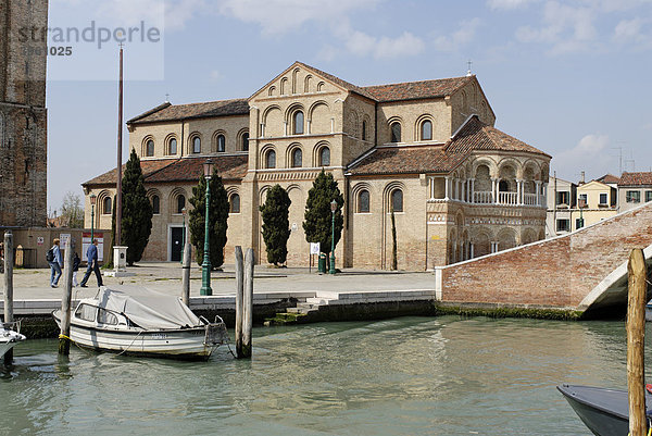 Kirche San Maria e Donato am Canale di San Donato  Insel Isola Murano  bei Venedig  Venezia  Italien  Europa