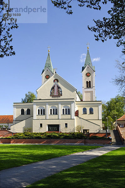 Wallfahrtskirche Maria Hilf  Vilsbiburg  Niederbayern  Bayern  Deutschland  Europa