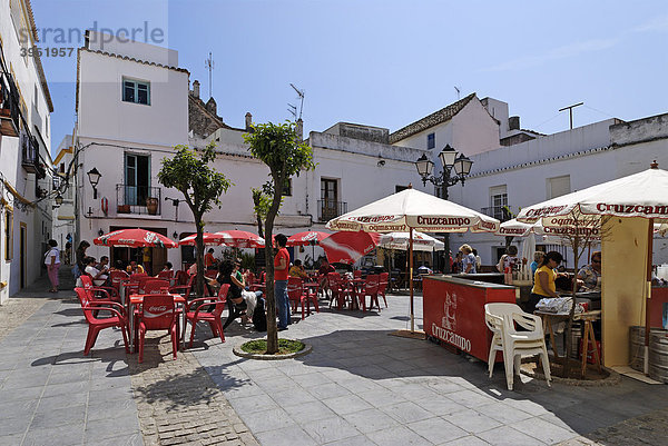 Plaza San Martin  Tarifa  Andalusien  Spanien  Europa