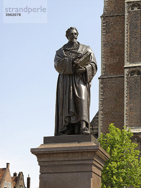 Denkmal Hugo Grotius  Delft  Holland  Niederlande  Europa