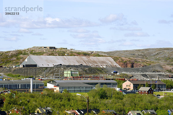 Eisenerzaufbereitungsanlage  Kirkenes  Norwegen  Skandinavien  Europa