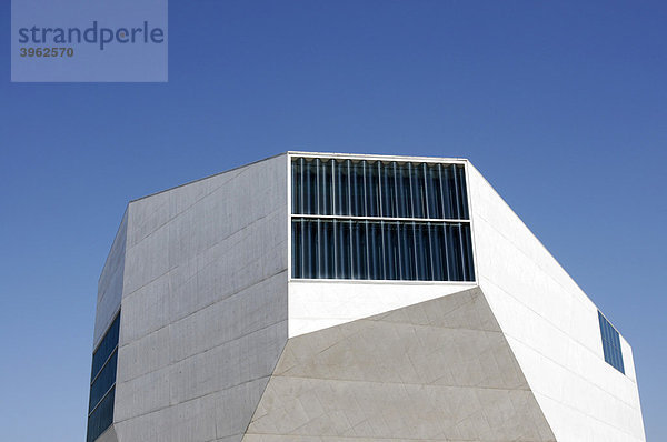 Casa da M_sica  Teilansicht  Eröffnung 2005  städtisches Konzerthaus  Porto  Nordportugal  Portugal  Europa