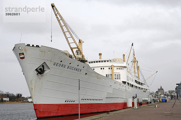 Jugendherberge Rostock  Jugendgästeschiff MS Georg Büchner Mecklenburg-Vorpommern  Deutschland  Europa