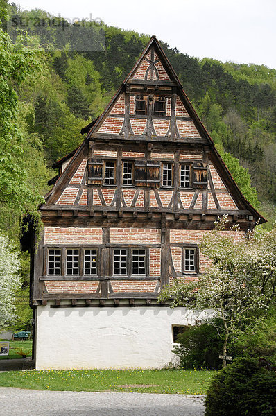 Ehemaliges Badhaus jetzt Heimatmuseum  Kloster Blaubeuren  Blaubeuren  Baden-Württemberg  Deutschland  Europa