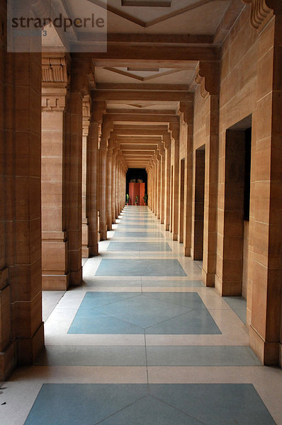 Architektur  Detail im Museum vom Maharaja Palast  Jodhpur  Rajasthan  Nordindien  Asien