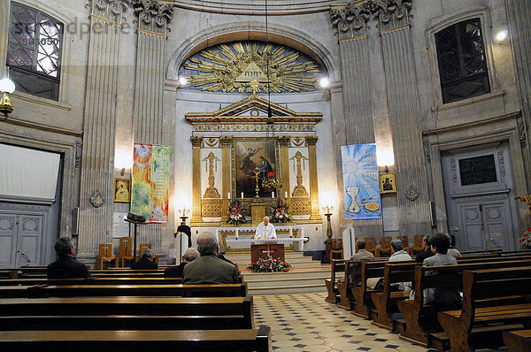 Innenansicht  Notre-Dame de l'Assomption  polnische Kirche in Paris  Paris  Frankreich  Europa