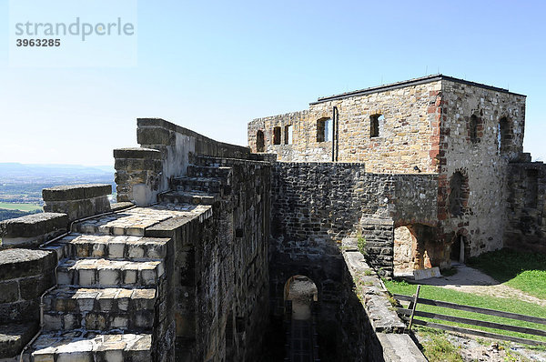 Ruine Rechberg  Ersterwähnung 1179  Rechberg  Schwäbisch Gmünd  Baden-Württemberg  Deutschland  Europa