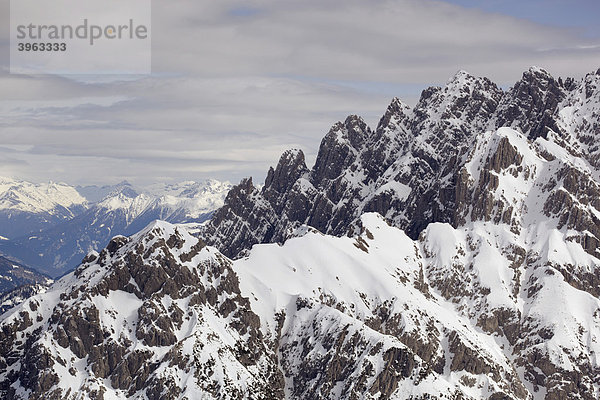 Luftbild  Lienzer Dolomiten  Osttirol  Österreich  Europa