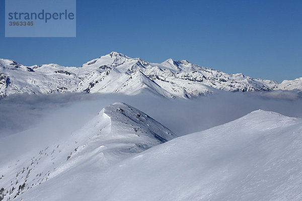 Blick vom Hochpalfennock zur Hochalmspitze  Hohe Tauern  Kärnten  Österreich  Europa