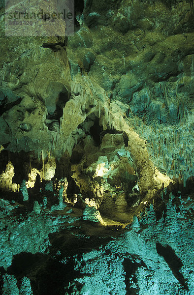 Kalksteinhöhle  Carlsbad Caverns Höhlen  New Mexico  USA