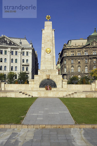 Sowjet-Denkmal in Budapest  Ungarn  Europa
