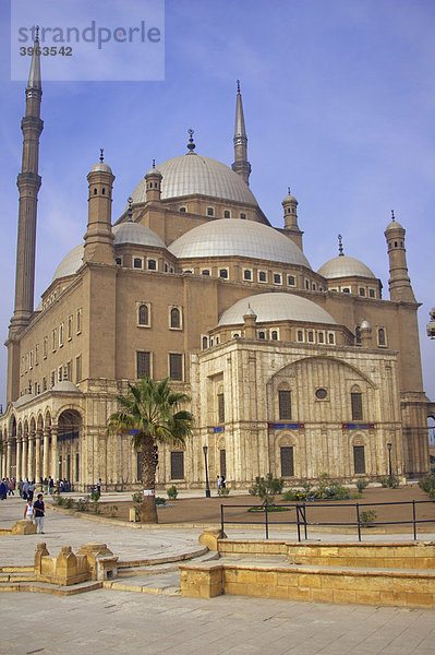 Alabastermoschee  Mohammed-Ali-Moschee  Zitadelle von Kairo  Ägypten  Afrika