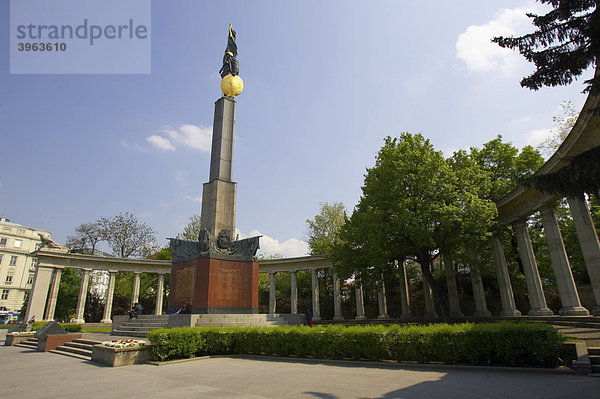 Heldendenkmal der Roten Armee  Schwarzenbergplatz  Wien  Österreich  Europa