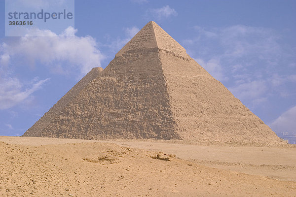 Pyramide in Gizeh  Ägypten  Afrika