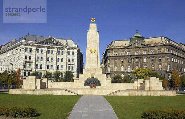 Sowjet-Denkmal in Budapest  Ungarn  Europa