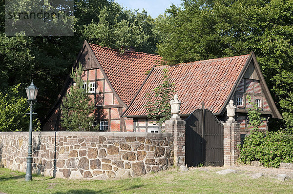 Freilichtmuseum Haselünne  Fachwerkbauernhaus  Emsland  Niedersachsen  Deutschland