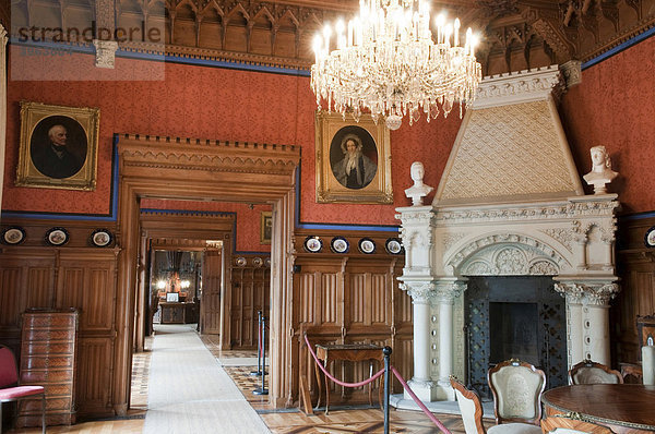 Salon der Königin  Schloss Marienburg bei Hildesheim  Niedersachsen  Deutschland