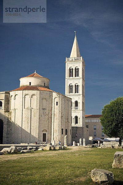 Donatuskirche in Zadar  Dalmatien  Kroatien  Europa