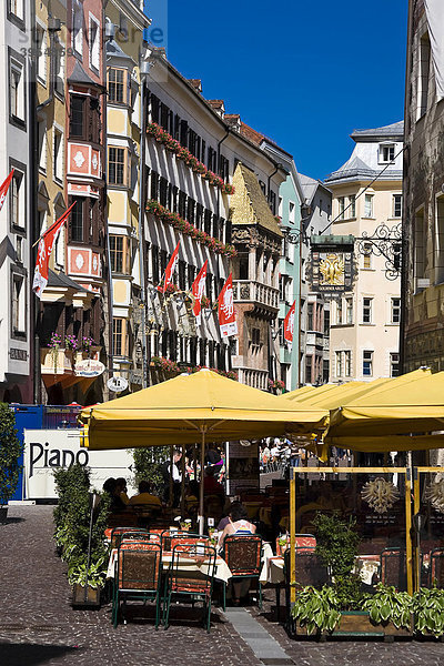 Altstadt von Innsbruck  Tirol  Österreich  Europa