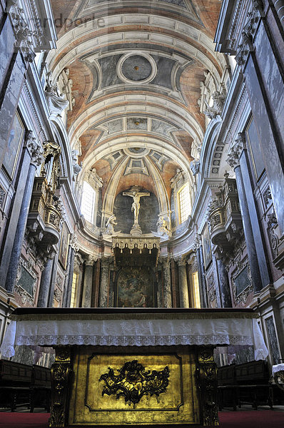 Innenraum der Kathedrale Basilica Se Catedral de Nossa Senhora da Assuncao  Evora  UNESCO Welterbe  Alentejo  Portugal  Europa