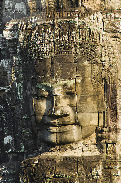 Riesige Gesichter  Bayon-Tempel  Angkor Thom  Welterbe der UNESCO  Siem Reap  Kambodscha