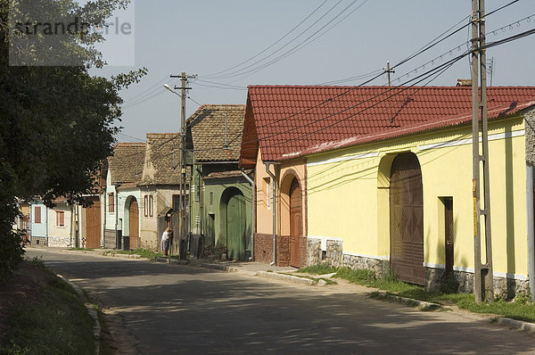 Dorfstraße in Transsilvanien  Rumänien