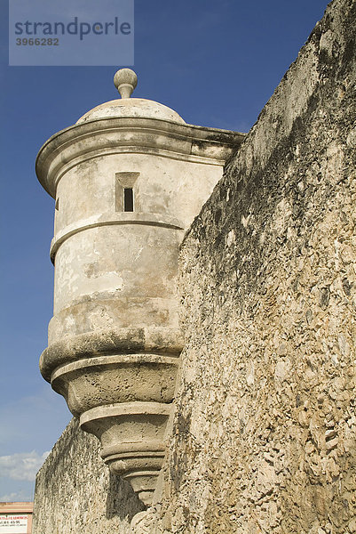 Historische Stadt Campeche  Befestigungmauer  Provinz Campeche  Halbinsel Yucatan  Mexiko  Welterbe der UNESCO