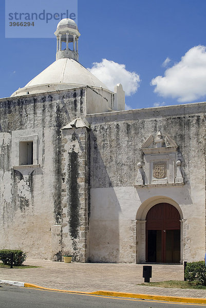 Historische Stadt Campeche  Kirche San Juan de Dios  Provinz Campeche  Halbinsel Yucatan  Mexiko  Welterbe der UNESCO