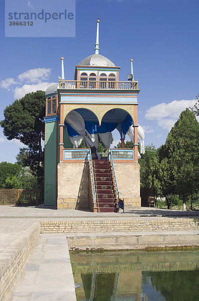 Sitorai Mokhi Khosa  Palast von Mond und Sternen  Sommerpalast  Buchara  Welterbe der UNESCO  Usbekistan