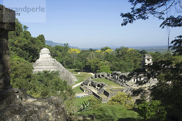 Palenque  Welterbe der UNESCO  Templo del Conde  Tempel des Grafen  Yucatan  Mexiko