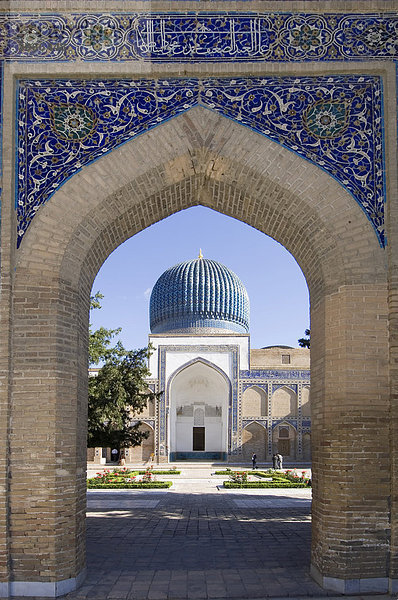 Mausoleum Gur-e Amir  Samarkand  Welterbe der UNESCO  Usbekistan