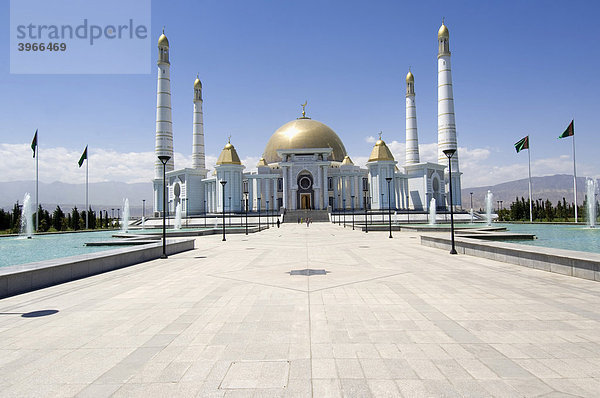Große Moschee von Turkmenbaschi  Aschgabat  Turkmenistan