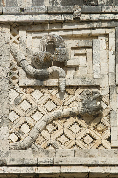 Uxmal  Welterbe der UNESCO  Cuadrangulo de las Monjas  Nonnenviereck  Steinmeißelkunst  Yucatan  Mexiko