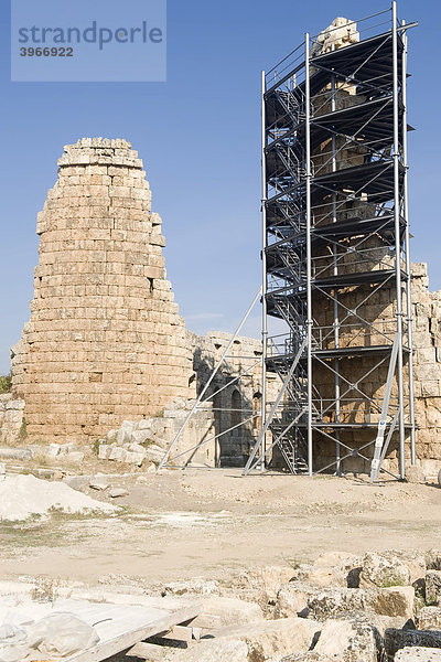 Hellenistisches Stadttor in Rekonstruktion  Perge  Antalya  Türkei
