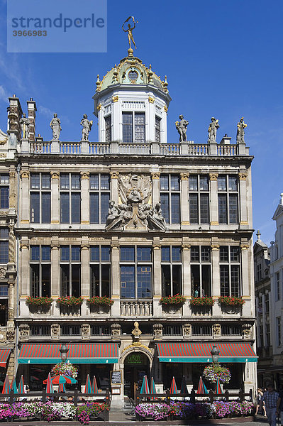 Häuser der Gilden  Grand Place  Unesco Weltkulturerbe  Brüssel  Brabant  Belgien  Europa