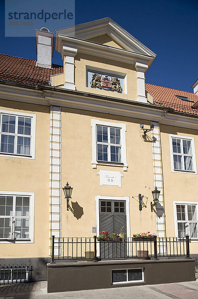 Bürgerhaus an der Stadtmauer  Tornu Iela  Riga  Lettland  Baltikum