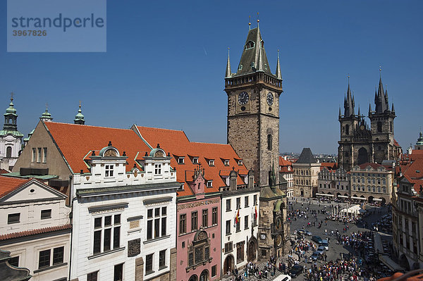 Altstädter Rathaus  Prag  Tschechien  Europa