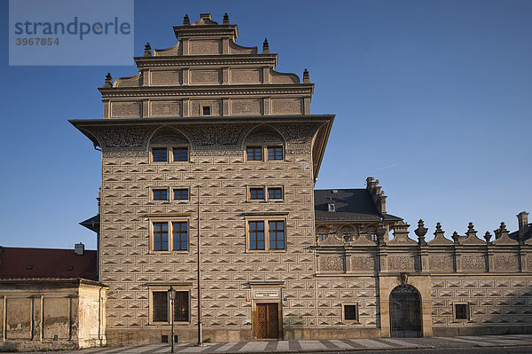 Schwarzenberg Palais  Prag  Tschechien  Europa