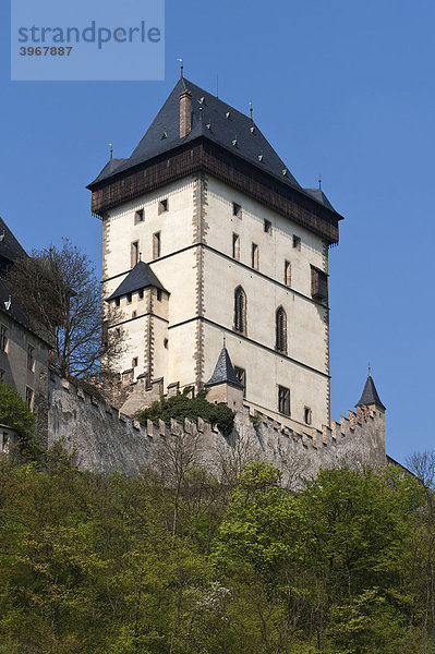 Burg Karlstein  Tschechische Republik  Tschechien  Europa