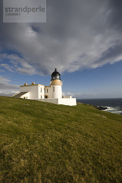 Leuchtturm  Point Stoer  Stoer  Schottland  Großbritannien  Europa