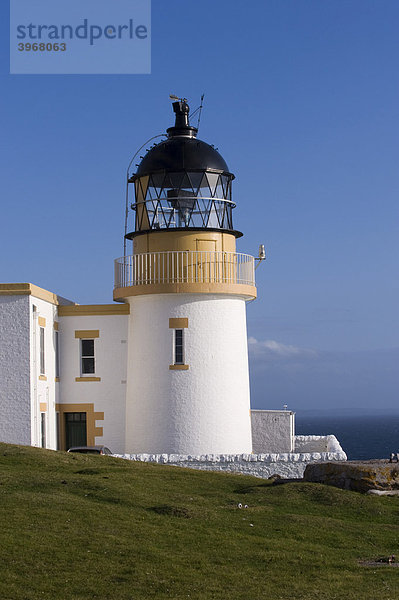 Leuchtturm  Point Stoer  Stoer  Schottland  Großbritannien  Europa