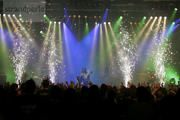 Die finnische Hardrock-Metalband Lordi live beim Rocksound Festival in Huttwil  Bern  Schweiz