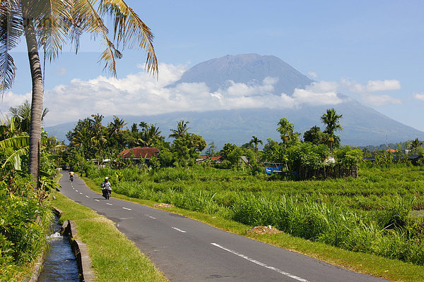 Vulkan  Mount Agung  2567m  Nebelwald  Bali  Republik Indonesien  Südostasien