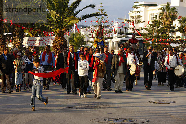 Festumzug  Hammamet  Tunesien  Nordafrika