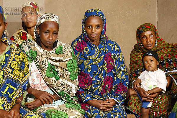Frauen Gruppe  Mbororo Ethnie  Bamenda  Kamerun  Afrika
