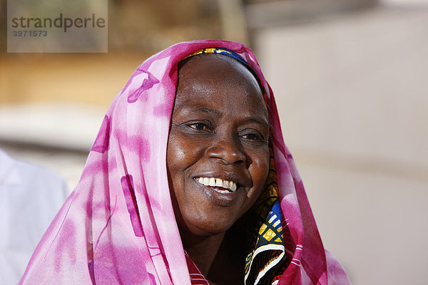 Bürgermeisterin Fanda Vongo  Portrait  Maroua  Kamerun  Afrika